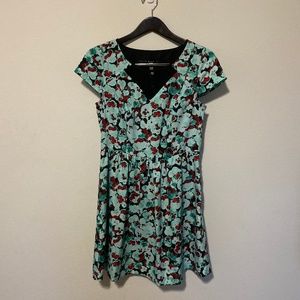 kensie floral print women midi dress